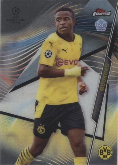 2020-21 Topps Finest UCL Youssoufa Moukoko #62