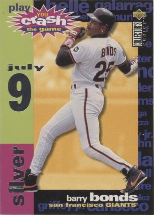 バリー・ボンズ/パッチカード 1995 Upper Deck Collector's Choice - Barry Bonds #CG3 for