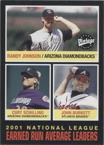 2002 Upper Deck Vintage - Curt Schilling John Burkett Randy Johnson #278