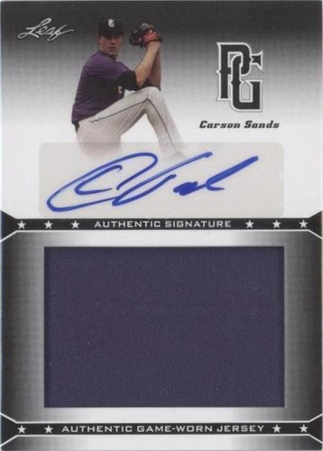 2013 Leaf Perfect Game Showcase - Carson Sands #JA-CS1
