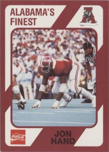 1989 Collegiate Collection Alabama Crimson Tide Jon Hand #500