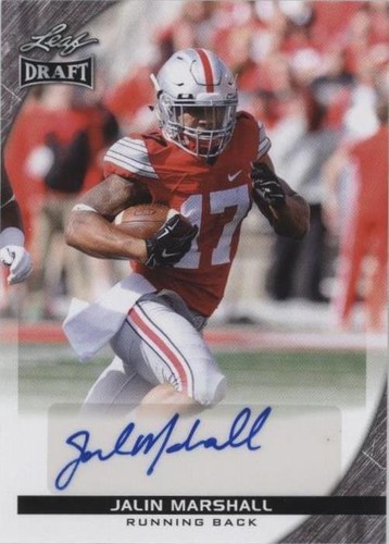 2016 Leaf Draft Jalin Marshall #A-JM1