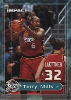 1999-00 Skybox Impact - Terry Mills #104