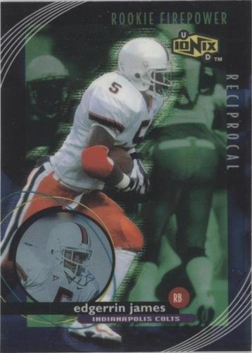 1999 UD Ionix Edgerrin James #R76