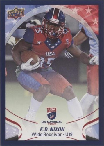 2017 Upper Deck USA Football K.D. Nixon #83