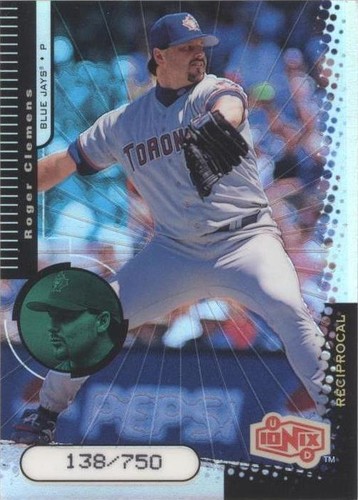 1999 Upper Deck Ionix - Roger Clemens #R59