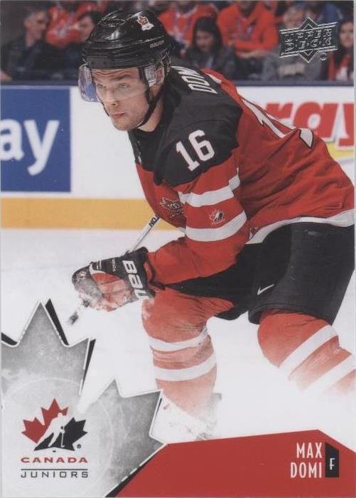 Upper Deck Team Canada Juniors 2015 - Max Domi #96
