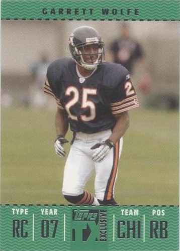 2007 Topps TX Exclusive Garrett Wolfe #123