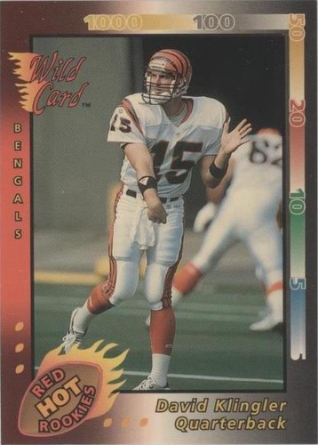 1992 Wild Card David Klingler #21