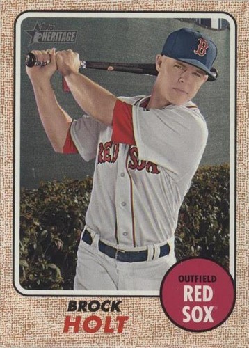 2017 Topps Heritage - Brock Holt #140
