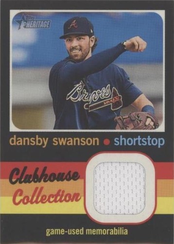2020 Topps Heritage High Number - Dansby Swanson #CCR-DS