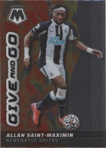 2021-22 Panini Mosaic Premier League Allan Saint-Maximin #19