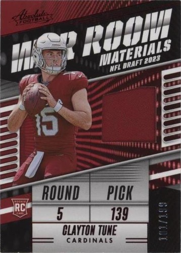 2023 Panini Absolute Clayton Tune #WR-CTU