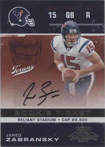 2007 Playoff Contenders Jared Zabransky #164