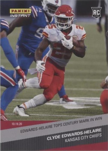 2020 Panini Instant NFL Clyde Edwards-Helaire #82