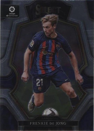 2022-23 Panini Select FIFA Netherlands Frenkie De Jong Gold Prizm