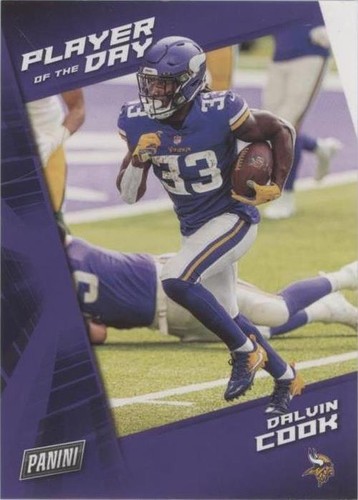 2021 Panini Player of the Day Dalvin Cook #34