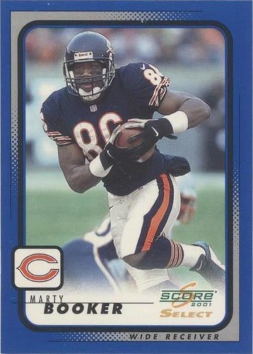 2001 Score Select Marty Booker #40