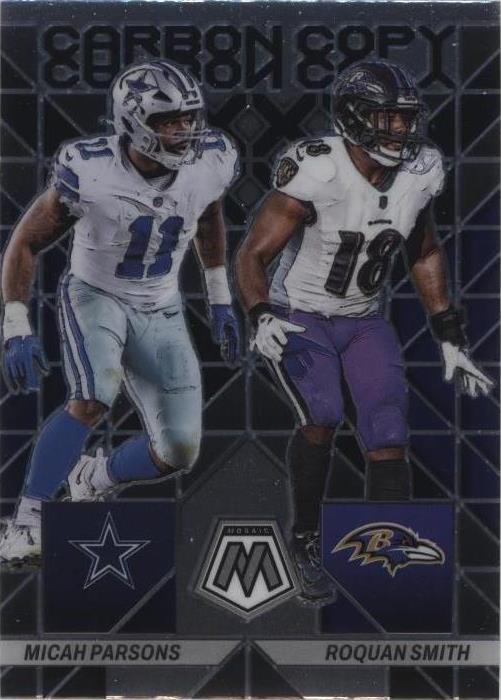 2023 Panini Mosaic Micah Parsons Roquan Smith #CC-7