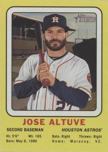 2018 Topps Heritage - Jose Altuve #69CC-JA