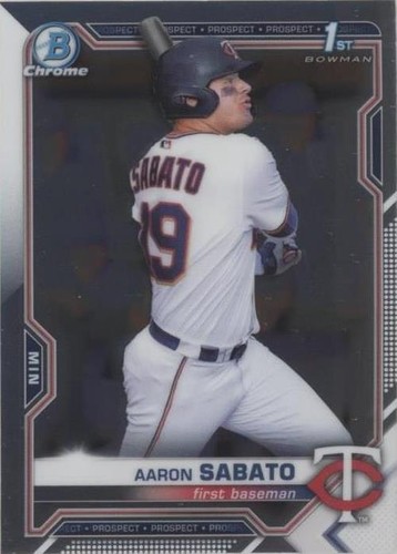 2021 Bowman - Aaron Sabato #BCP-125