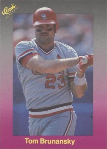 1989 Classic Update Purple Travel Edition - Tom Brunansky #186