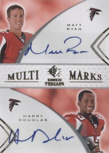 2008 SP Rookie Threads Harry Douglas Matt Ryan #MMD-22