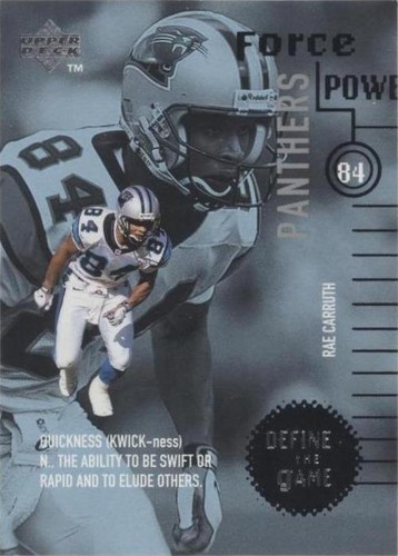 1998 Upper Deck Rae Carruth #DG25