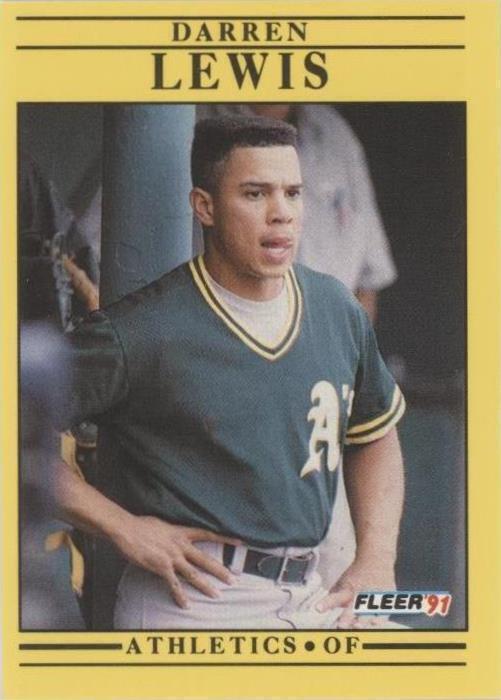 Fleer 1991 - Darren Lewis #15