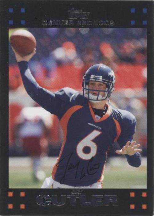 Topps Jay Cutler #16 2007