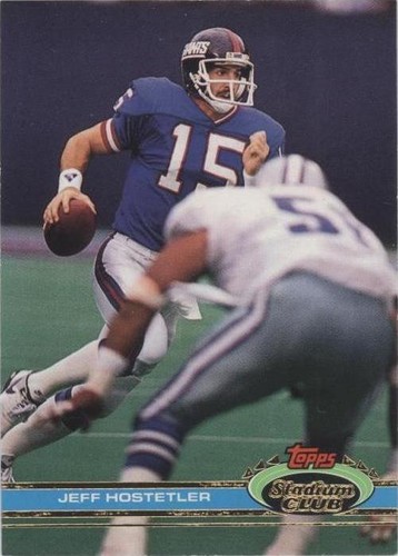 1991 Topps Stadium Club Jeff Hostetler #110
