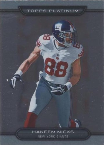 2010 Topps Platinum Hakeem Nicks #74