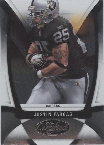 2009 Certified Justin Fargas #89