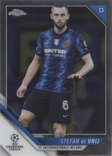 2021-22 Topps Chrome UCL Stefan de Vrij #179