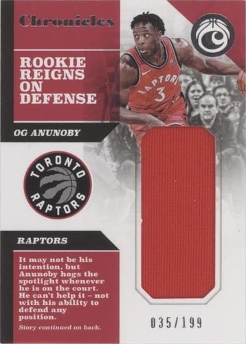 2017-18 Panini Chronicles - OG Anunoby #CS-OGA