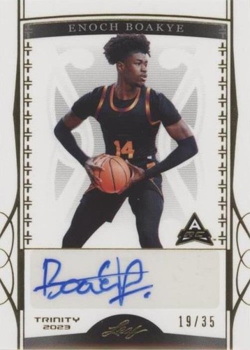 2022-23 Leaf Trinity - Enoch Boakye #BA-EB1
