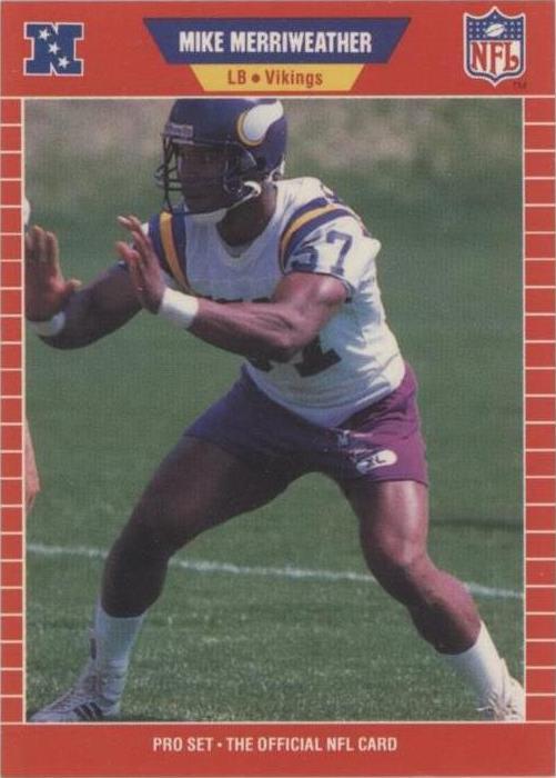 1989 Pro Set Mike Merriweather #467