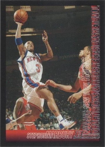 2005-06 Bowman Draft Picks & Prospects - Stephon Marbury #103