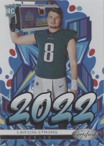 2022 Panini Certified Carson Strong #2022-6