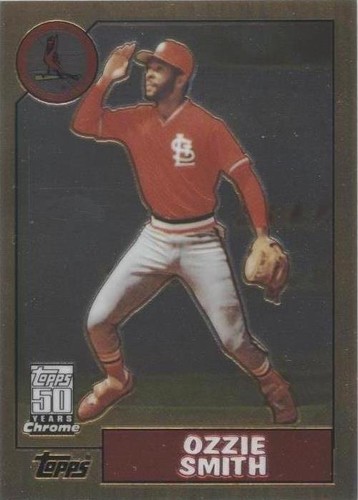 2001 Topps Chrome - Ozzie Smith #37
