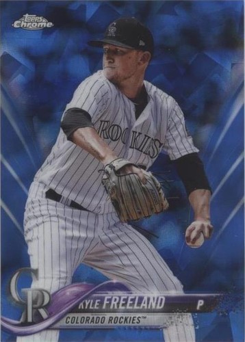 2018 Topps Chrome Sapphire Edition - Kyle Freeland #586