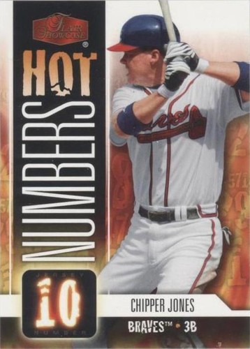 2006 Flair Showcase - Chipper Jones #HN-5