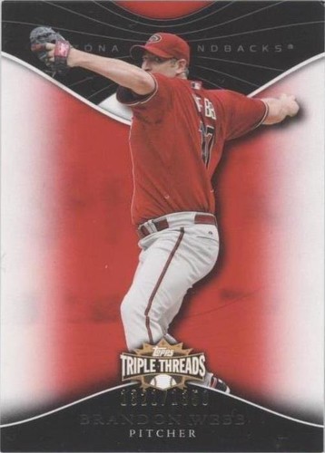 2009 Topps Triple Threads - Brandon Webb #23