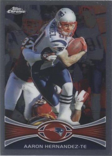 2012 Topps Chrome Aaron Hernandez #112