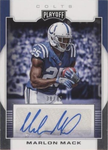2017 Panini Playoff Marlon Mack #RPS-MM