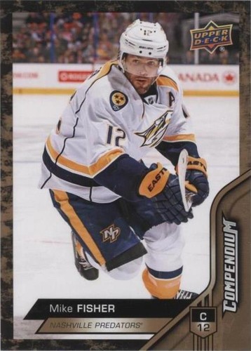 2016-17 Upper Deck Compendium - Mike Fisher #157