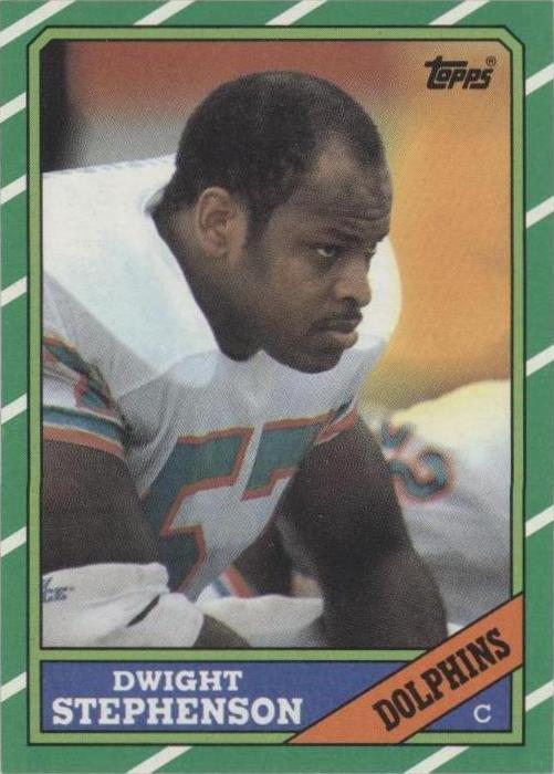 1986 Topps Dwight Stephenson #53