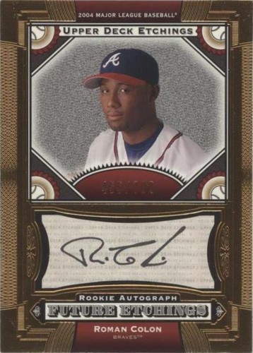 2004 Upper Deck Etchings - Roman Colon #147