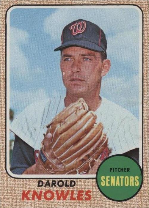 1968 Topps - Darold Knowles #483