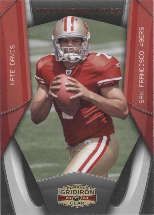 2009 Donruss Gridiron Gear Nate Davis #18
